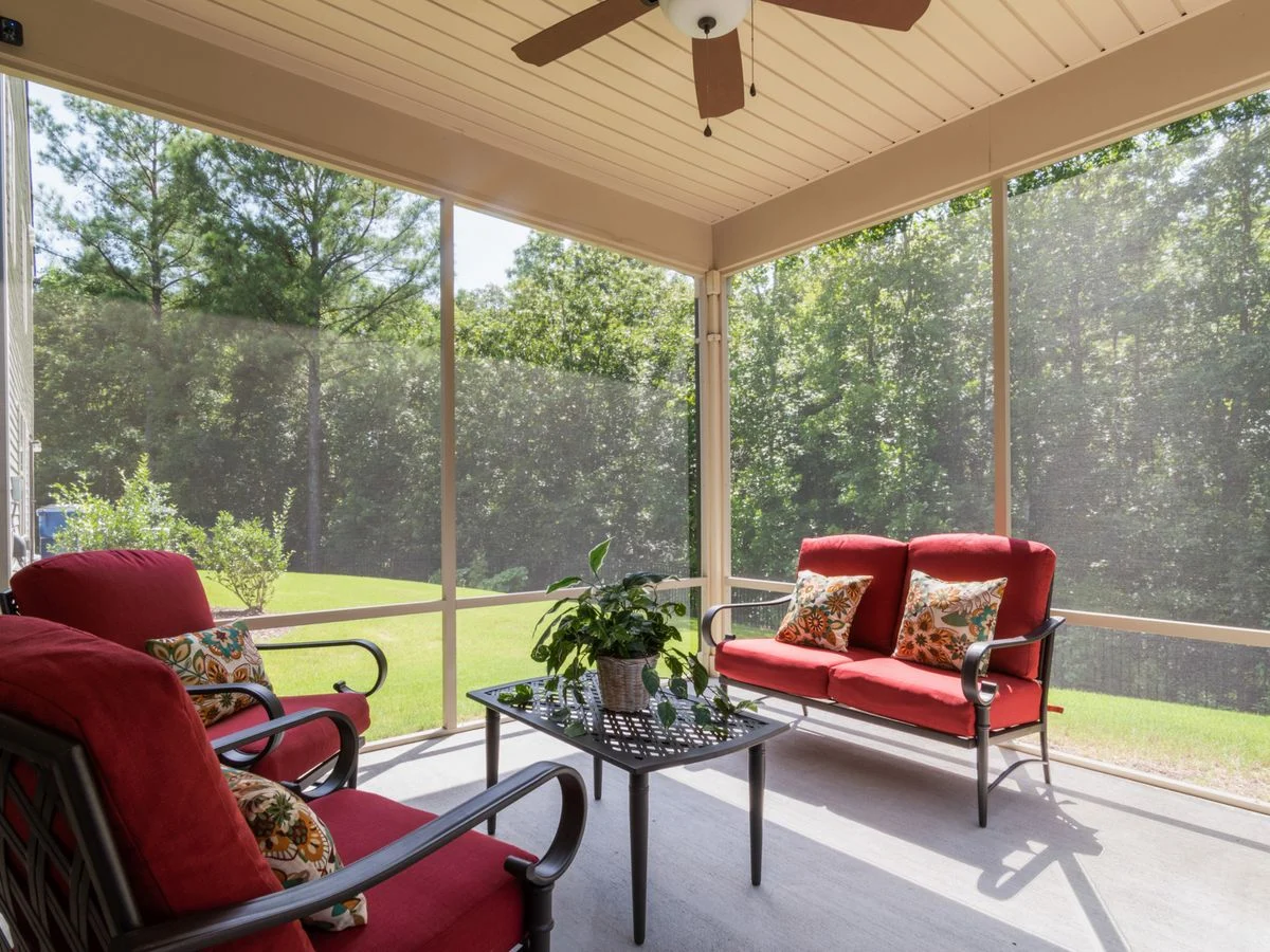 Affordable Sunroom Installation Service Surrey BC - finished glass patio or sunroom interior